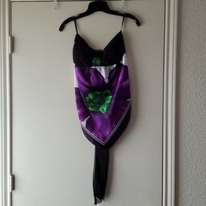 Strapless Floral Top